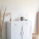 Old white parisian buffet