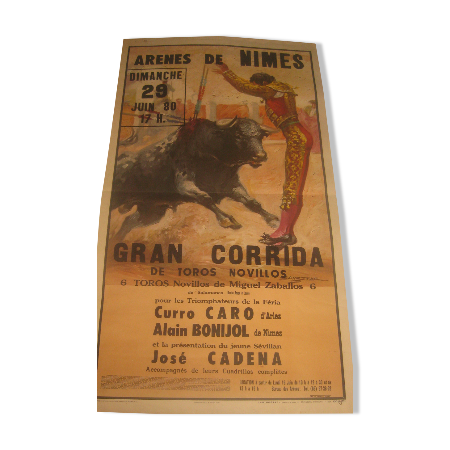 Bullfight 1983 poster