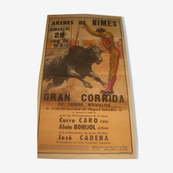 Affiche Corrida 1983