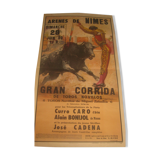 Affiche Corrida 1983