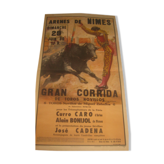 Bullfight 1983 poster