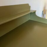 Green wooden dressing table