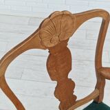 1960s, Danish design, pair of armchairs, oak wood, original very good condition