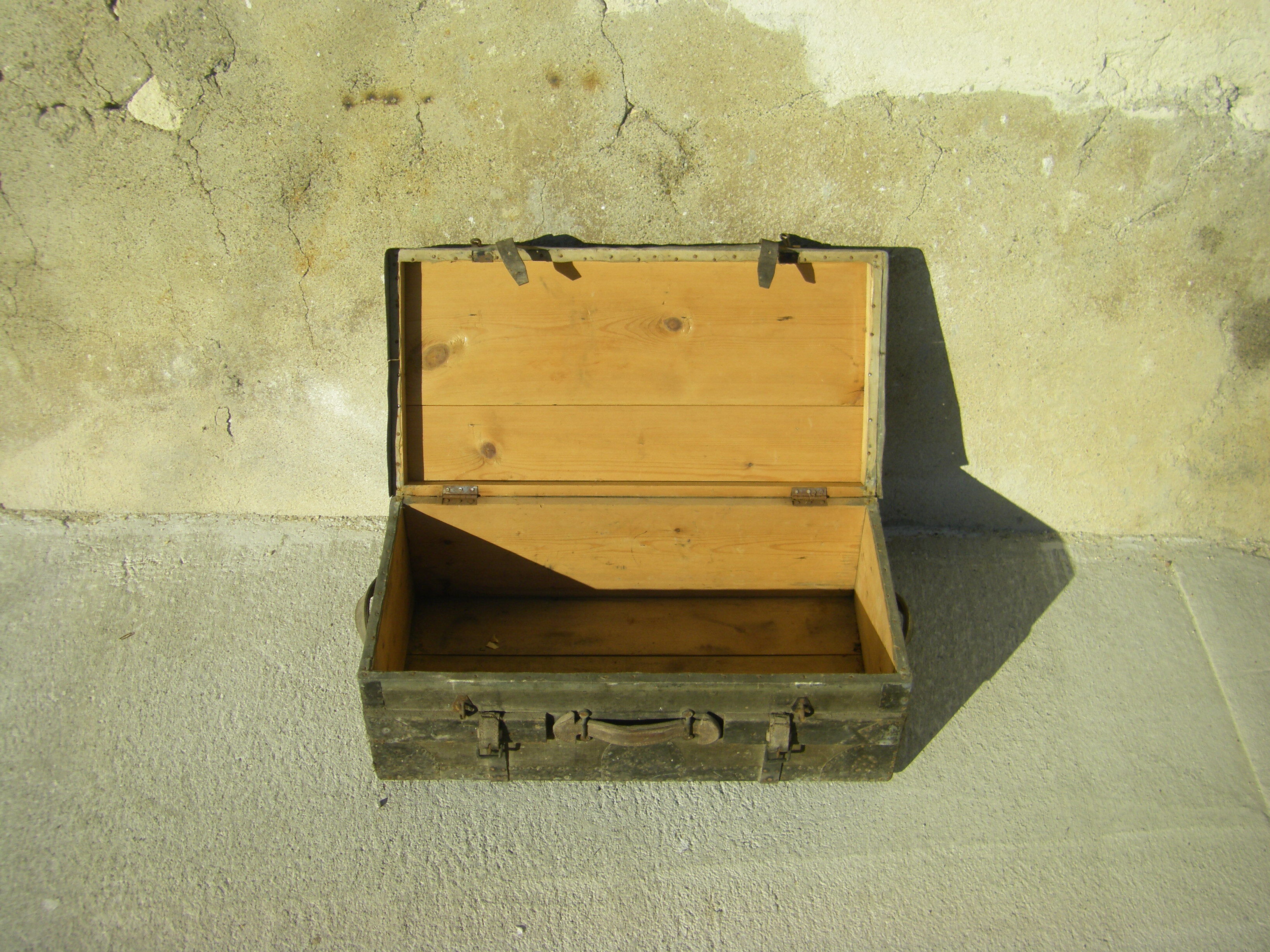 Old military trunk