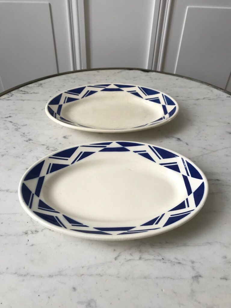 Duo of raviers Badonviller Courtilles art deco 30s