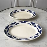 Duo of raviers Badonviller Courtilles art deco 30s
