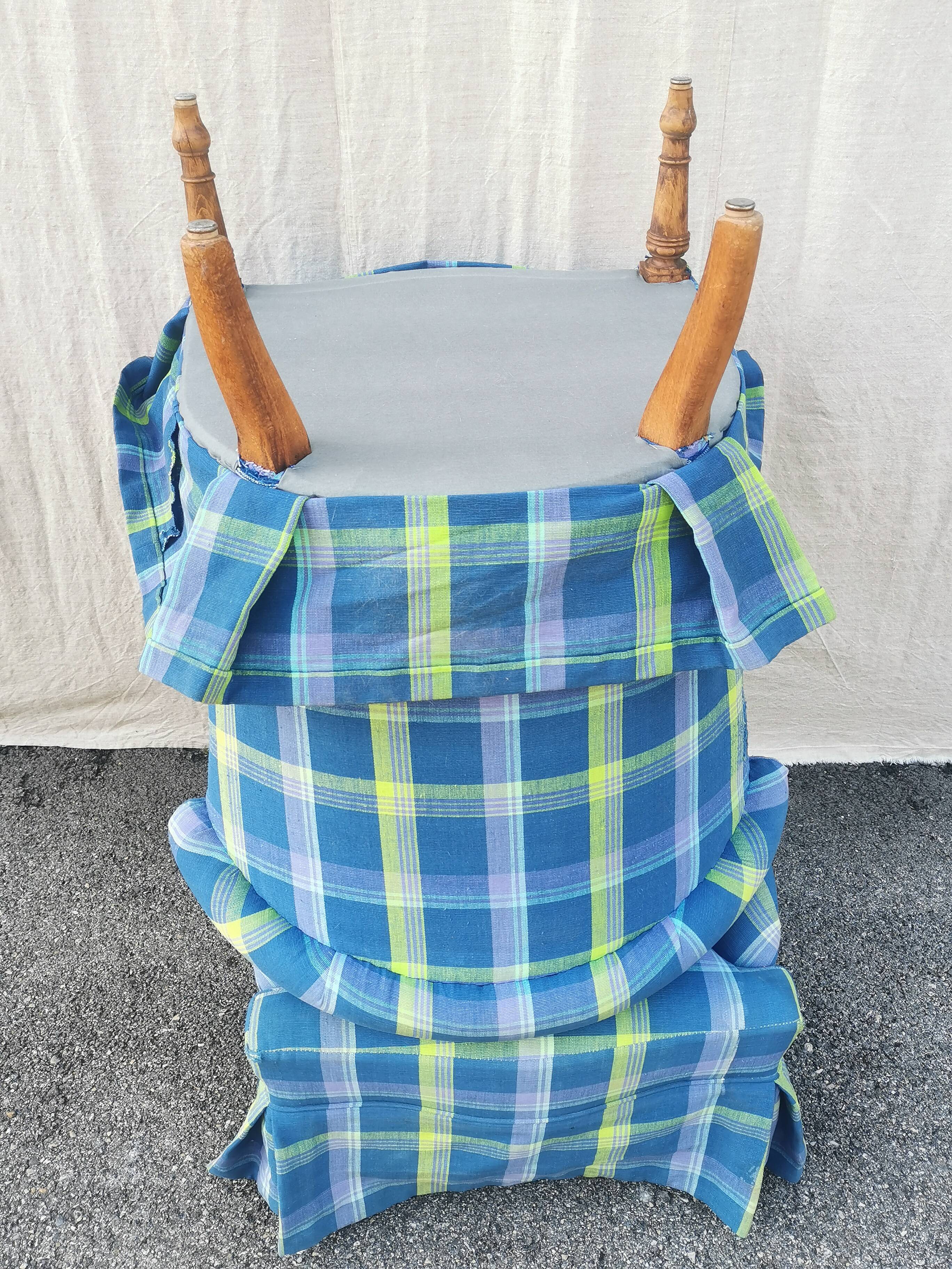Paire de chauffeuses vintage