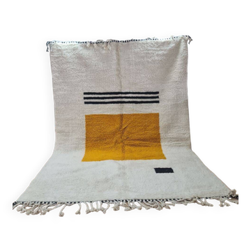 Handmade wool Berber rug 300X200 cm