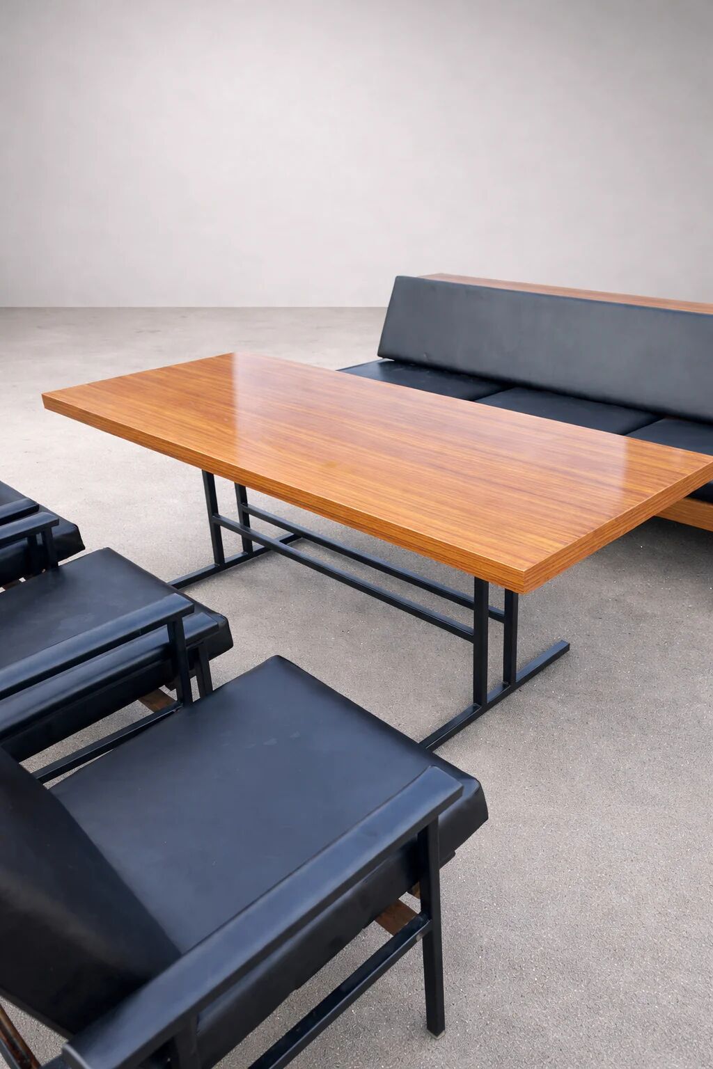 Retro sofa, armchairs & table, 1960s, “Belmondo”, Czechoslovakia