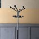 Vintage metal parrot coat rack
