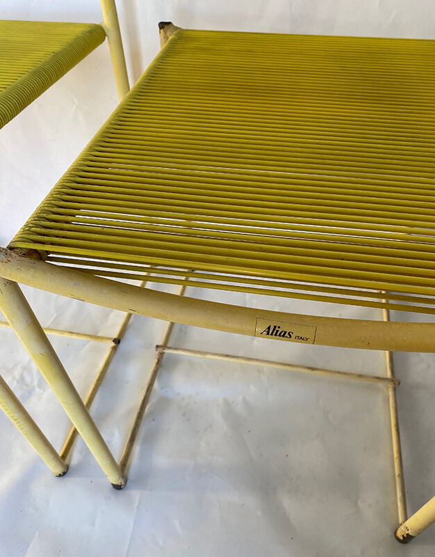 Spaghetti chairs by Giandomenico Belotti published by Alias, 1980s