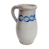 Pitcher, blue stoneware vase