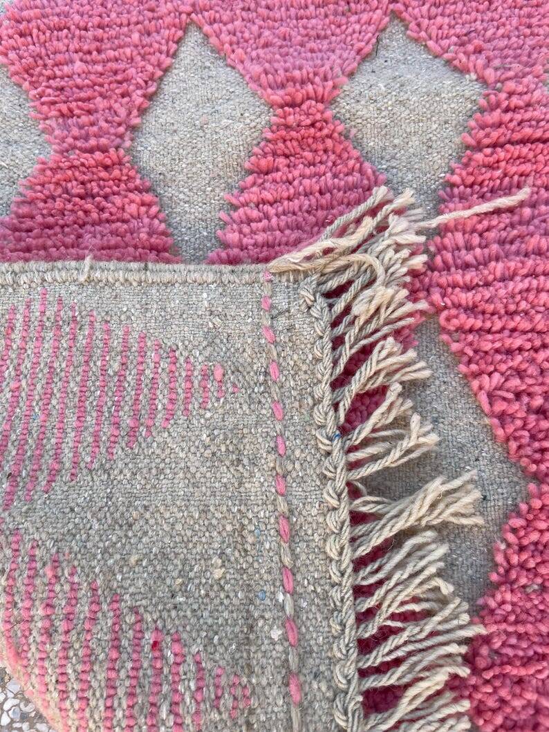 Handmade wool runner rug 400cm x 70cm