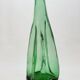 Old Large Pressed Molded Green Crushed Distorted Glass Bottle