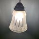 Frosted pressed molded glass suspension