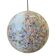 Contemporary Murano-Style Milky-White Glass Sphere with Multicoloured Murrine