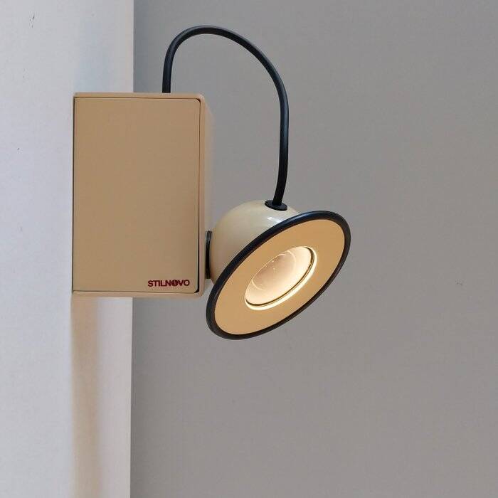 Italian design wall light Stilnovo Minibox