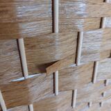wicker, rattan screen, 5 panels