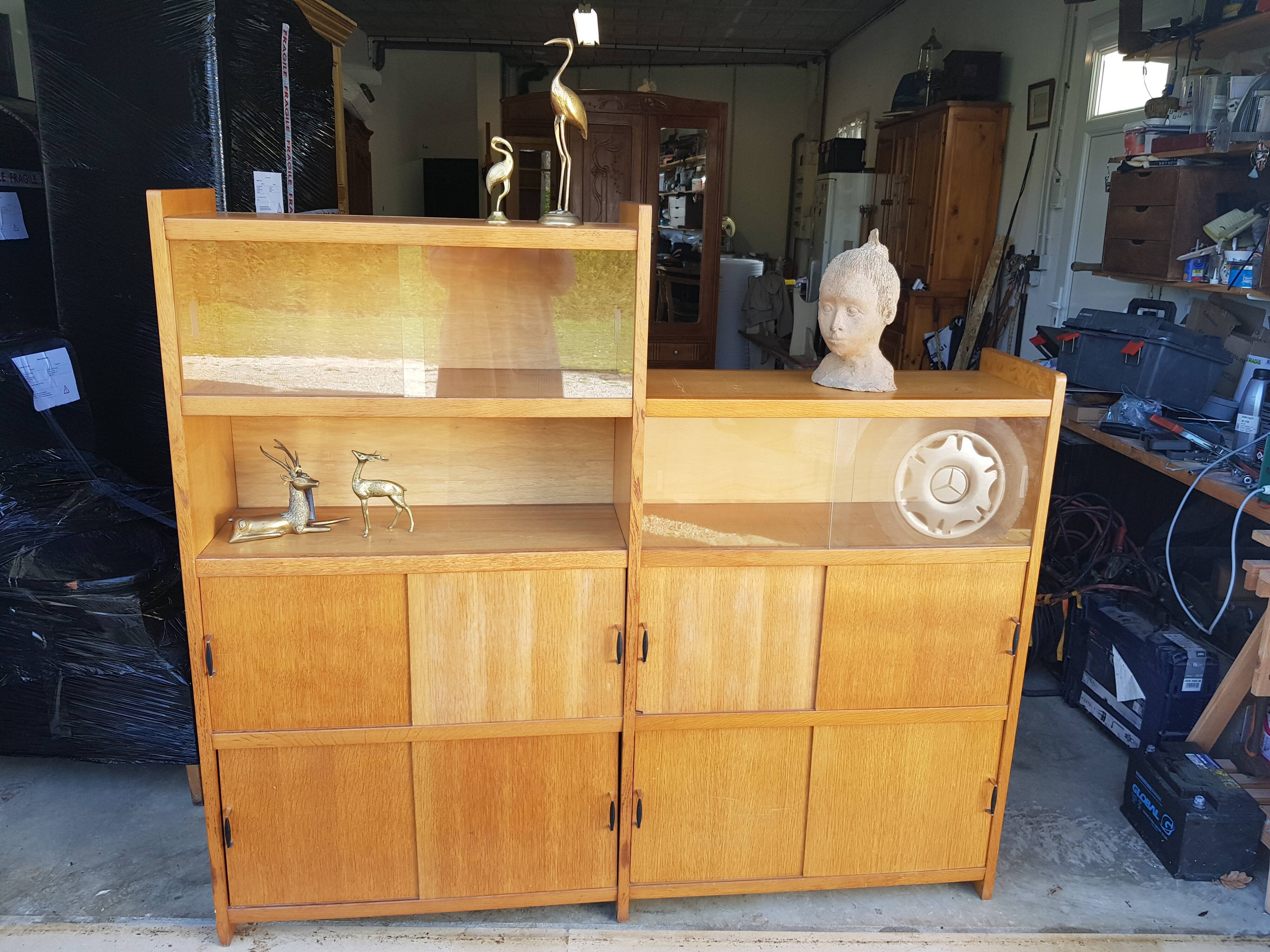 Asymmetrical Scandinavian vintage library