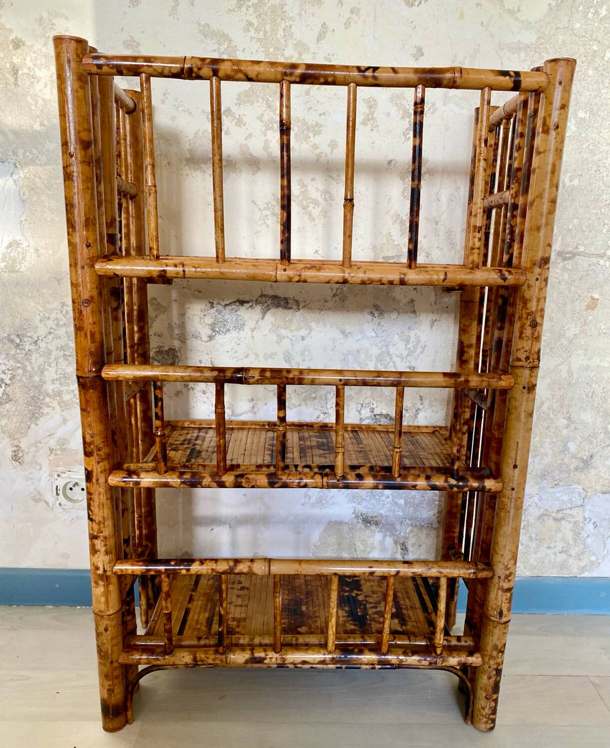 60´s bamboo folding shelf