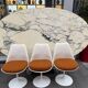 6 chaises Tulip par Eero Saarinen, édition Knoll International