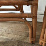 Rattan armchairs
