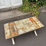 Table basse céramique Jean Gregorieff Roche Bobois 1970