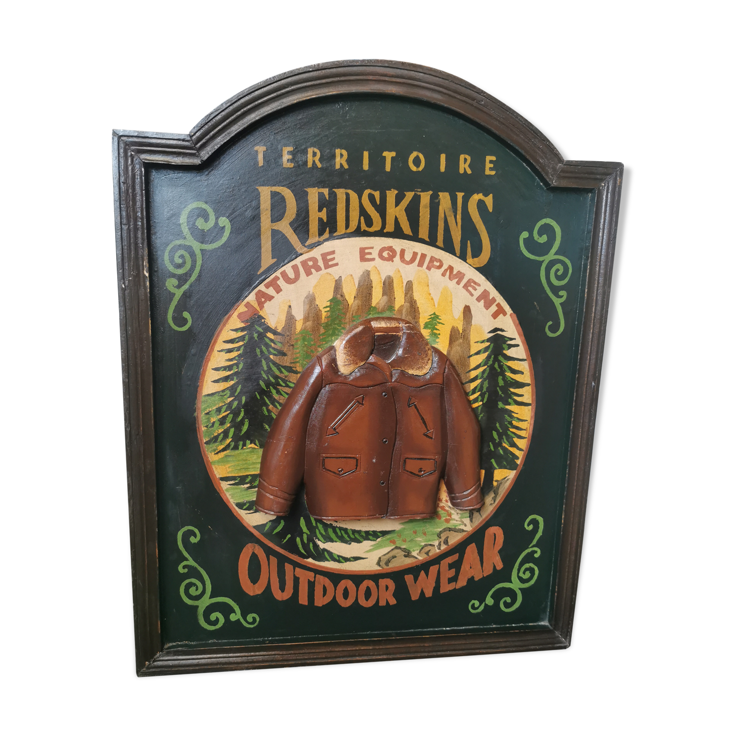 Redskins advertising table