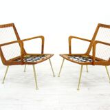 Fauteuils Boomerang par Hans Mitzlaff pour Eugen Schmidt, Allemagne, années 1950