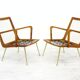 Armchairs by Hans Mitzlaff for Eugen Schmidt, Germany, 1950
