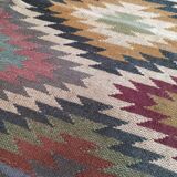 Kilim rug in jute and cotton. 125cm x 195cm