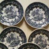 Set of 11 plates Lunéville