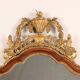 Neoclassical antique mirror in walnut, Italy, 18th century.