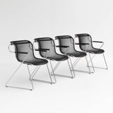 Penelope chairs attributed to Charles Pollock, 1980s