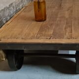Industrial coffee table