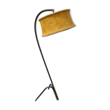 Vintage from the 50s curved floor lamp .