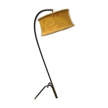 Lampadaire courbé vintage des années 50.
