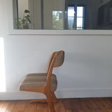 Vintage sled style chair