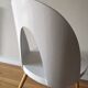 White dining chair by Antonin Suman for Tatra, 1960