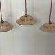 Set of 3 Clichy glass pendant lights