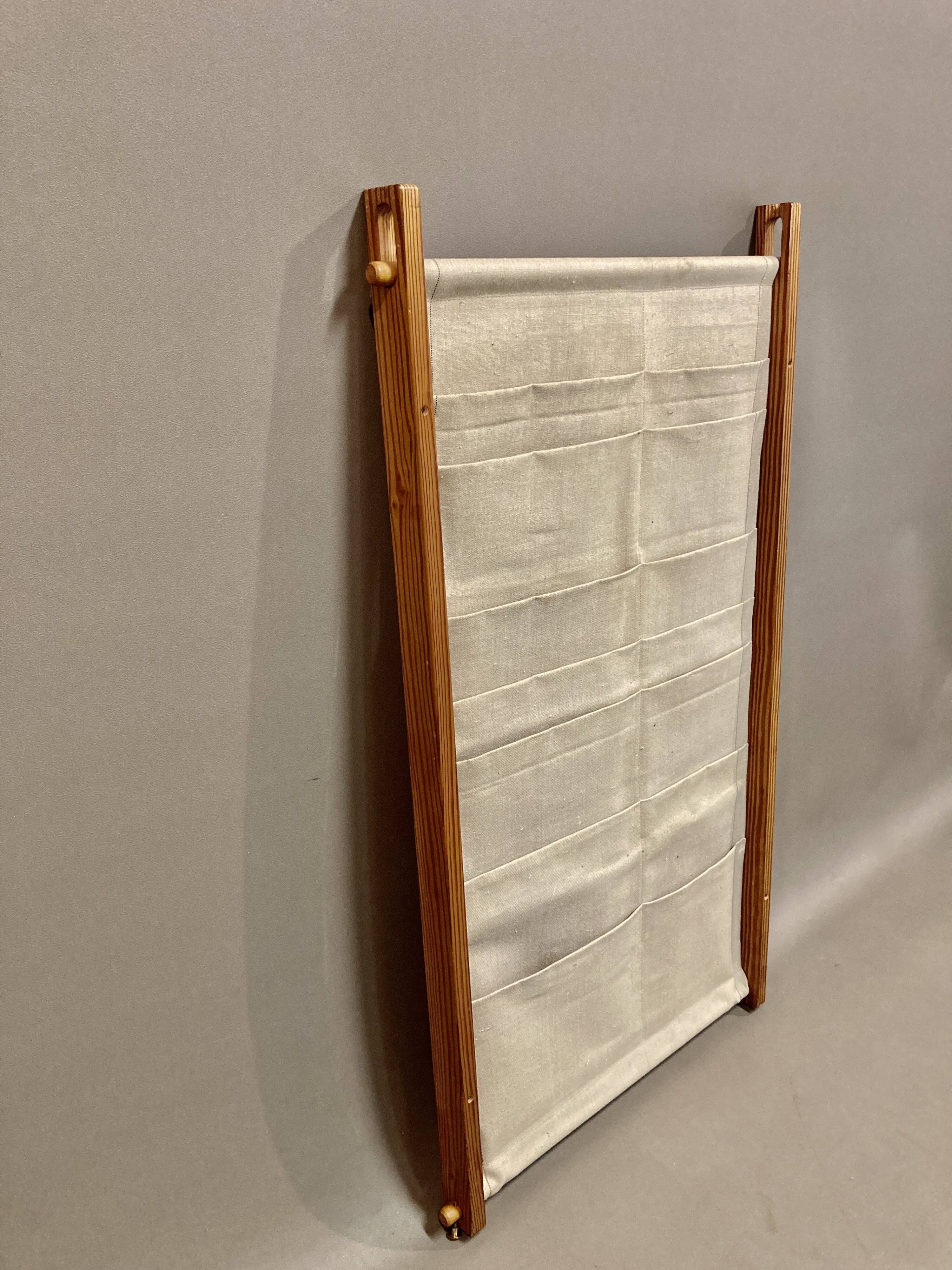 Scandinavian design magazine holder 1960