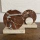 Art Deco marble bookends