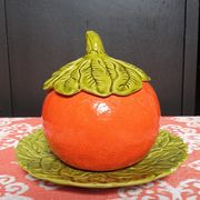 Pot à confiture orange