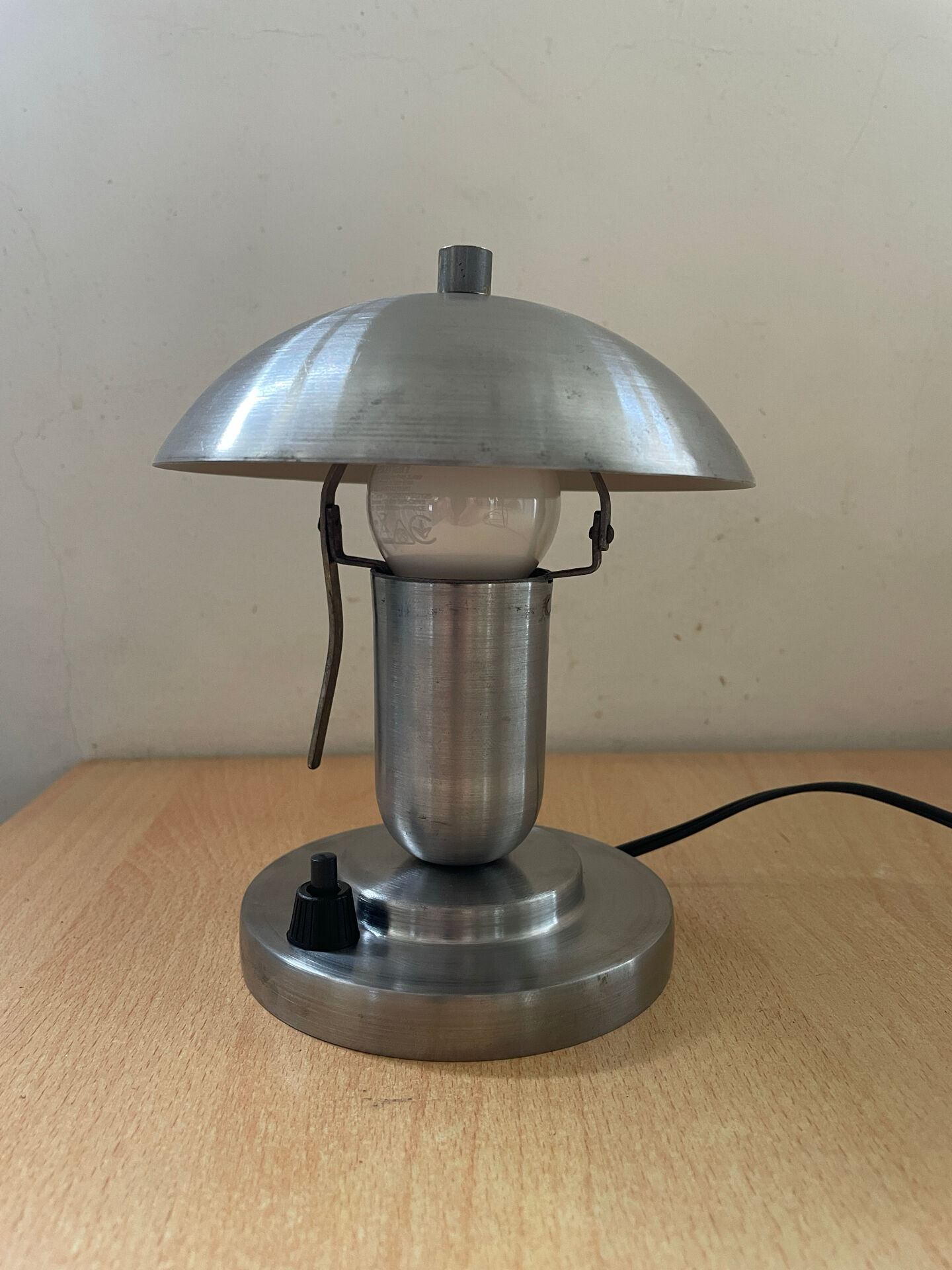 Small vintage mushroom lamp