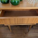 70s Scandi Icon: Architectural & Functional Nightstand