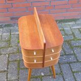 Table de nuit Vintage 1970 Teck