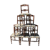 6 chairs in Cherry, 19th