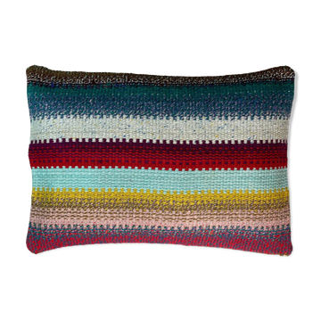 Vintage turkish handmade cushion cover , 30 x 50 cm