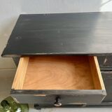 Black patinated buffet