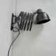 Ancienne lampe applique accordeon industrielle bauhaus